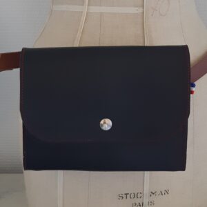 Pochette de ceinture en cuir