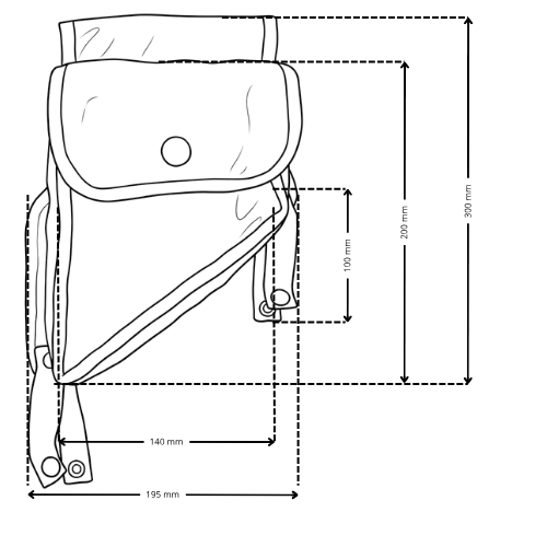 L'attache de ceinture avec grande poche – Image 3