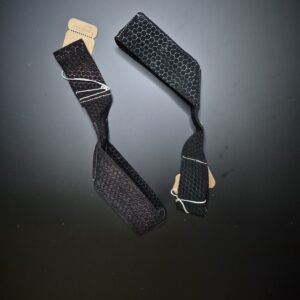 Porte-arc à poulies en cuir